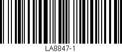 Código de barras (EAN, GTIN, SKU, ISBN): 'LA8847-1'