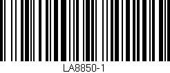 Código de barras (EAN, GTIN, SKU, ISBN): 'LA8850-1'