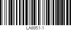 Código de barras (EAN, GTIN, SKU, ISBN): 'LA8851-1'