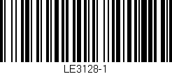 Código de barras (EAN, GTIN, SKU, ISBN): 'LE3128-1'