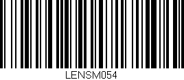 Código de barras (EAN, GTIN, SKU, ISBN): 'LENSM054'