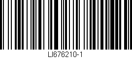 Código de barras (EAN, GTIN, SKU, ISBN): 'LI676210-1'