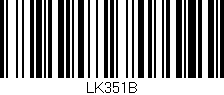 Código de barras (EAN, GTIN, SKU, ISBN): 'LK351B'