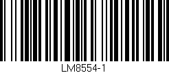 Código de barras (EAN, GTIN, SKU, ISBN): 'LM8554-1'