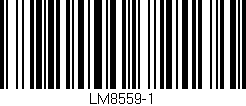 Código de barras (EAN, GTIN, SKU, ISBN): 'LM8559-1'