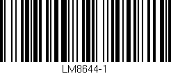 Código de barras (EAN, GTIN, SKU, ISBN): 'LM8644-1'