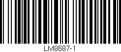 Código de barras (EAN, GTIN, SKU, ISBN): 'LM8687-1'