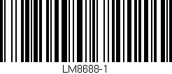 Código de barras (EAN, GTIN, SKU, ISBN): 'LM8688-1'