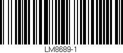 Código de barras (EAN, GTIN, SKU, ISBN): 'LM8689-1'