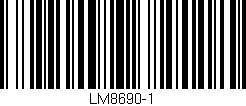 Código de barras (EAN, GTIN, SKU, ISBN): 'LM8690-1'