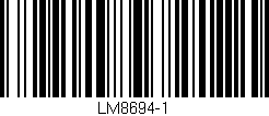 Código de barras (EAN, GTIN, SKU, ISBN): 'LM8694-1'