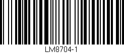Código de barras (EAN, GTIN, SKU, ISBN): 'LM8704-1'
