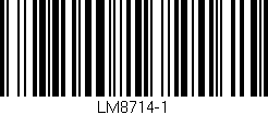 Código de barras (EAN, GTIN, SKU, ISBN): 'LM8714-1'