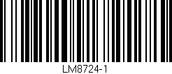 Código de barras (EAN, GTIN, SKU, ISBN): 'LM8724-1'