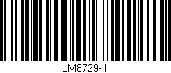 Código de barras (EAN, GTIN, SKU, ISBN): 'LM8729-1'