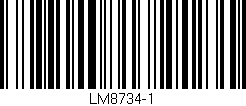 Código de barras (EAN, GTIN, SKU, ISBN): 'LM8734-1'