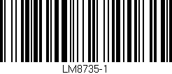 Código de barras (EAN, GTIN, SKU, ISBN): 'LM8735-1'