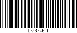 Código de barras (EAN, GTIN, SKU, ISBN): 'LM8746-1'