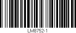 Código de barras (EAN, GTIN, SKU, ISBN): 'LM8752-1'