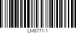 Código de barras (EAN, GTIN, SKU, ISBN): 'LM8771-1'