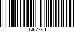 Código de barras (EAN, GTIN, SKU, ISBN): 'LM8776-1'