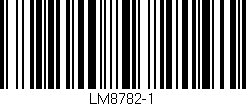 Código de barras (EAN, GTIN, SKU, ISBN): 'LM8782-1'
