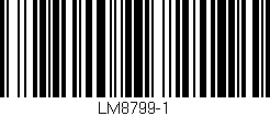 Código de barras (EAN, GTIN, SKU, ISBN): 'LM8799-1'