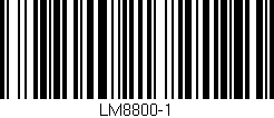 Código de barras (EAN, GTIN, SKU, ISBN): 'LM8800-1'