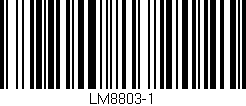 Código de barras (EAN, GTIN, SKU, ISBN): 'LM8803-1'