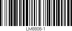 Código de barras (EAN, GTIN, SKU, ISBN): 'LM8806-1'