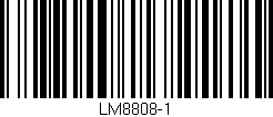 Código de barras (EAN, GTIN, SKU, ISBN): 'LM8808-1'