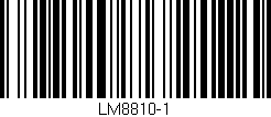 Código de barras (EAN, GTIN, SKU, ISBN): 'LM8810-1'