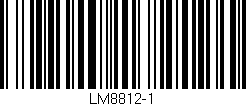 Código de barras (EAN, GTIN, SKU, ISBN): 'LM8812-1'