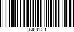 Código de barras (EAN, GTIN, SKU, ISBN): 'LM8814-1'
