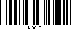Código de barras (EAN, GTIN, SKU, ISBN): 'LM8817-1'