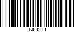 Código de barras (EAN, GTIN, SKU, ISBN): 'LM8820-1'