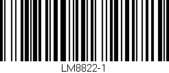 Código de barras (EAN, GTIN, SKU, ISBN): 'LM8822-1'