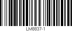 Código de barras (EAN, GTIN, SKU, ISBN): 'LM8837-1'