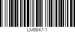 Código de barras (EAN, GTIN, SKU, ISBN): 'LM8847-1'