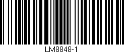 Código de barras (EAN, GTIN, SKU, ISBN): 'LM8848-1'