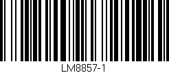 Código de barras (EAN, GTIN, SKU, ISBN): 'LM8857-1'