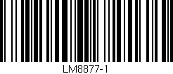 Código de barras (EAN, GTIN, SKU, ISBN): 'LM8877-1'
