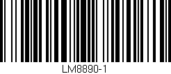Código de barras (EAN, GTIN, SKU, ISBN): 'LM8890-1'