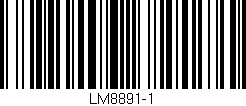 Código de barras (EAN, GTIN, SKU, ISBN): 'LM8891-1'