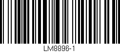 Código de barras (EAN, GTIN, SKU, ISBN): 'LM8896-1'