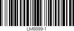Código de barras (EAN, GTIN, SKU, ISBN): 'LM8899-1'