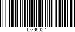 Código de barras (EAN, GTIN, SKU, ISBN): 'LM8902-1'