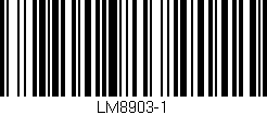 Código de barras (EAN, GTIN, SKU, ISBN): 'LM8903-1'
