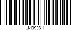 Código de barras (EAN, GTIN, SKU, ISBN): 'LM8906-1'