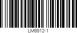 Código de barras (EAN, GTIN, SKU, ISBN): 'LM8912-1'